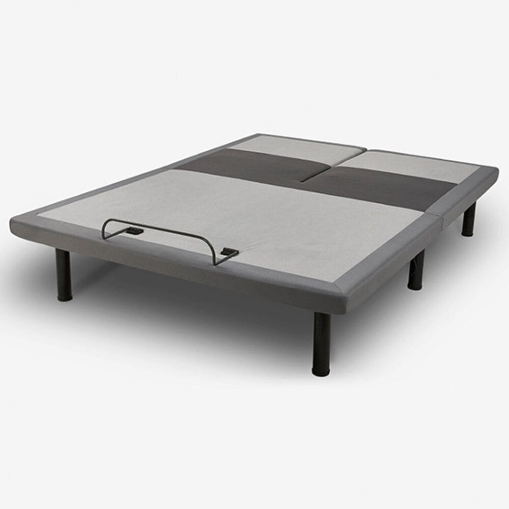 Bedgear Flex Split Head King Adjustable Base in Gray, , large