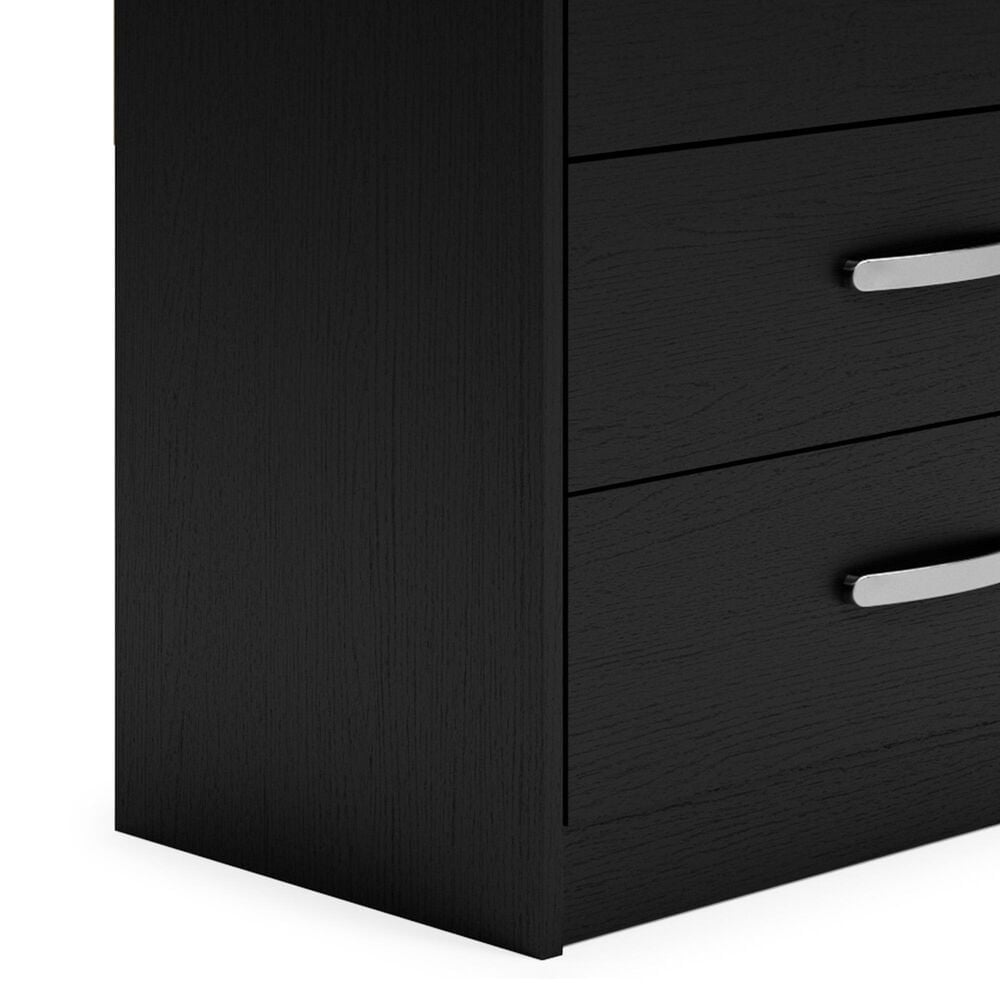 Ashley Finch 5-Drawer Chest in Black, , large