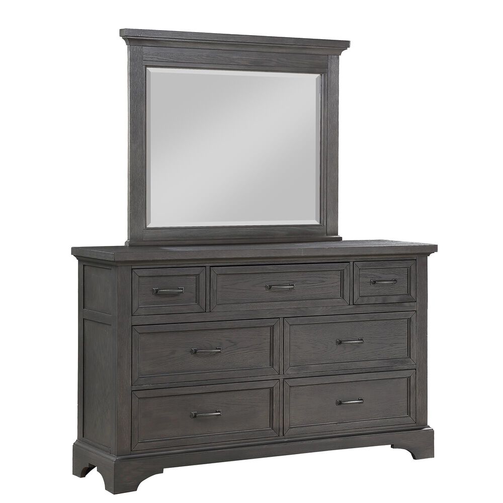 Frankfurt Furniture Prescott 3 Piece Queen Storage Bedroom Set in Gray Oak, , large