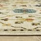 Oriental Weavers Francesca Transitional 6"7" x 9"6" Ivory Area Rug, , large