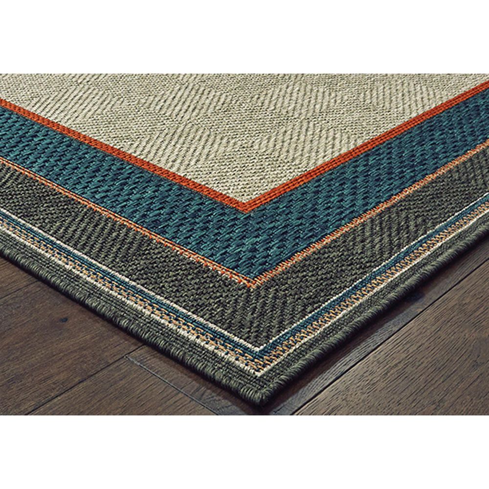 Oriental Weavers Latitude 8021L 9&#39;10&quot; x 12&#39;10&quot; Grey Area Rug, , large