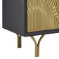 Ashley Tayner Accent Cabinet in Black and Gold, , large