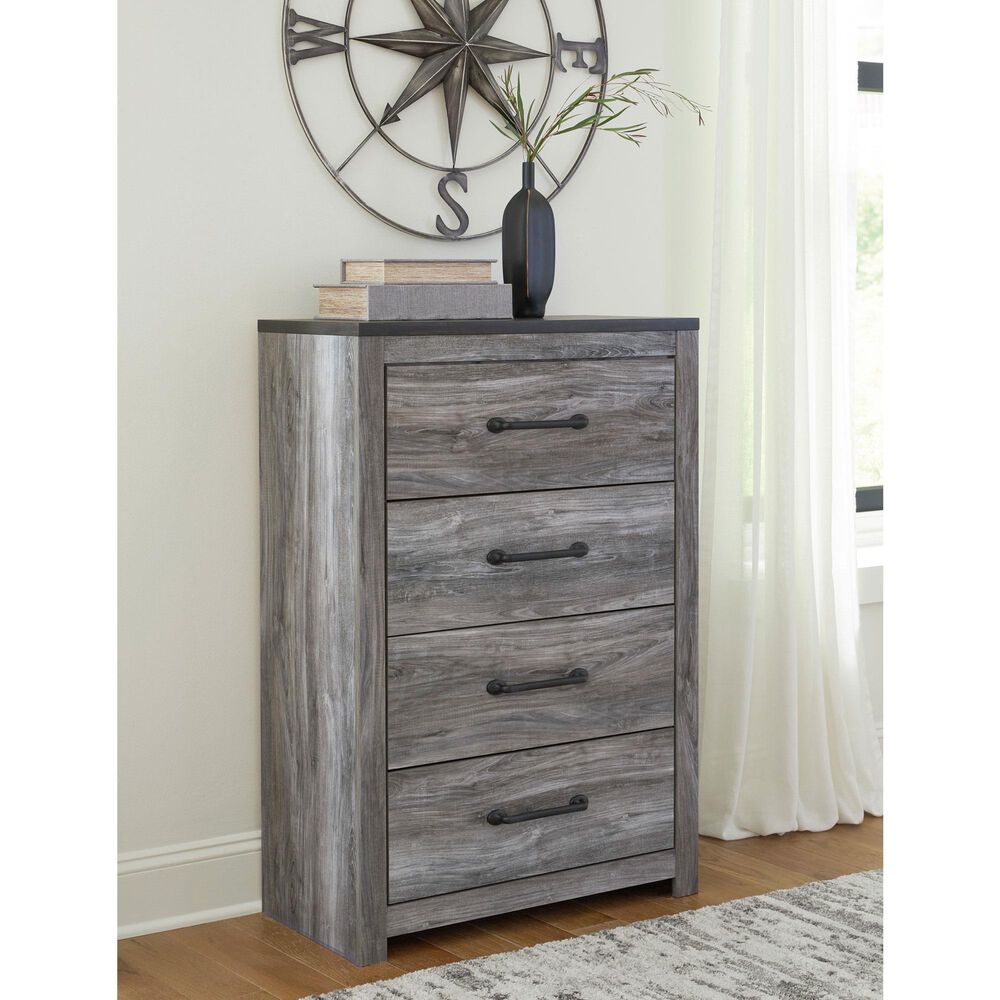 Ashley Bronyan 4-Drawer Chest in Dark Gray, , large