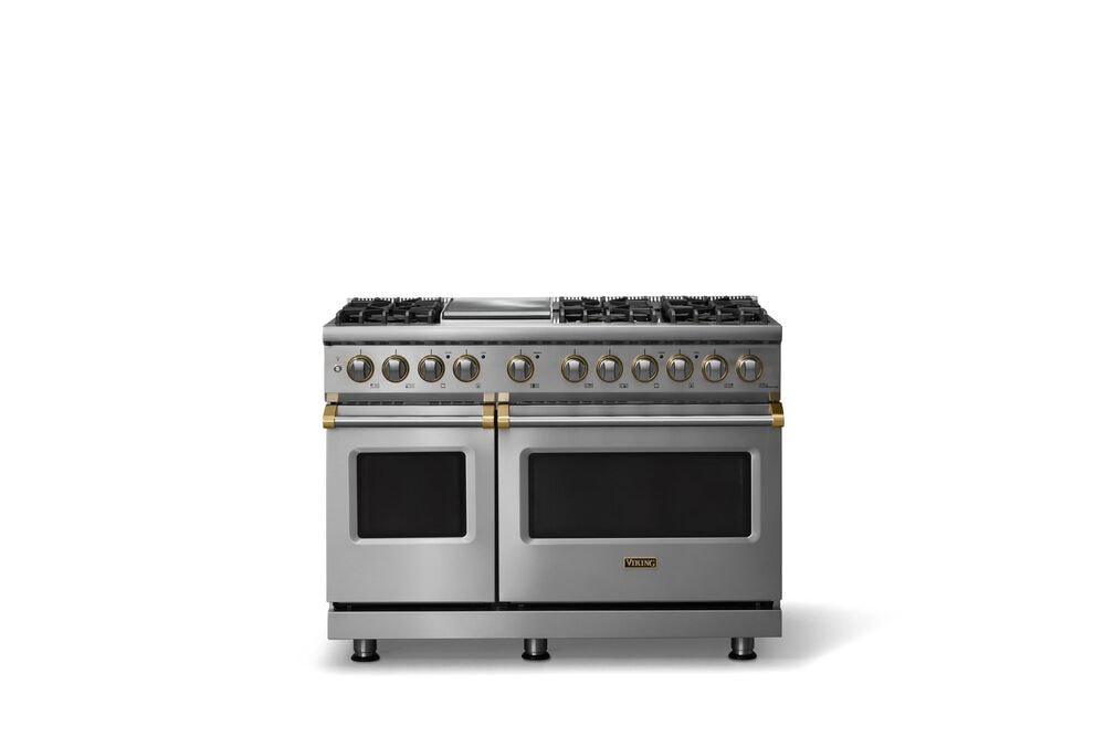 Viking Range 7.3 Cu.Ft. Freestanding Dual Fuel Range with 6 Burners in Stainless Steel, , large