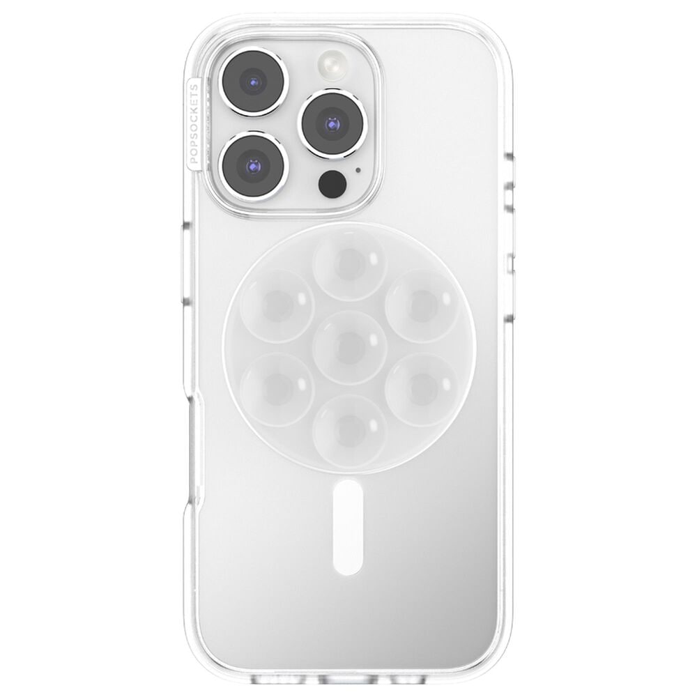 PopSockets MagSafe Circle Suck-Up Grip and Mount in Clear, , large