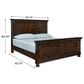 Millenium Porter California King Panel Bed in Rustic Brown, , large