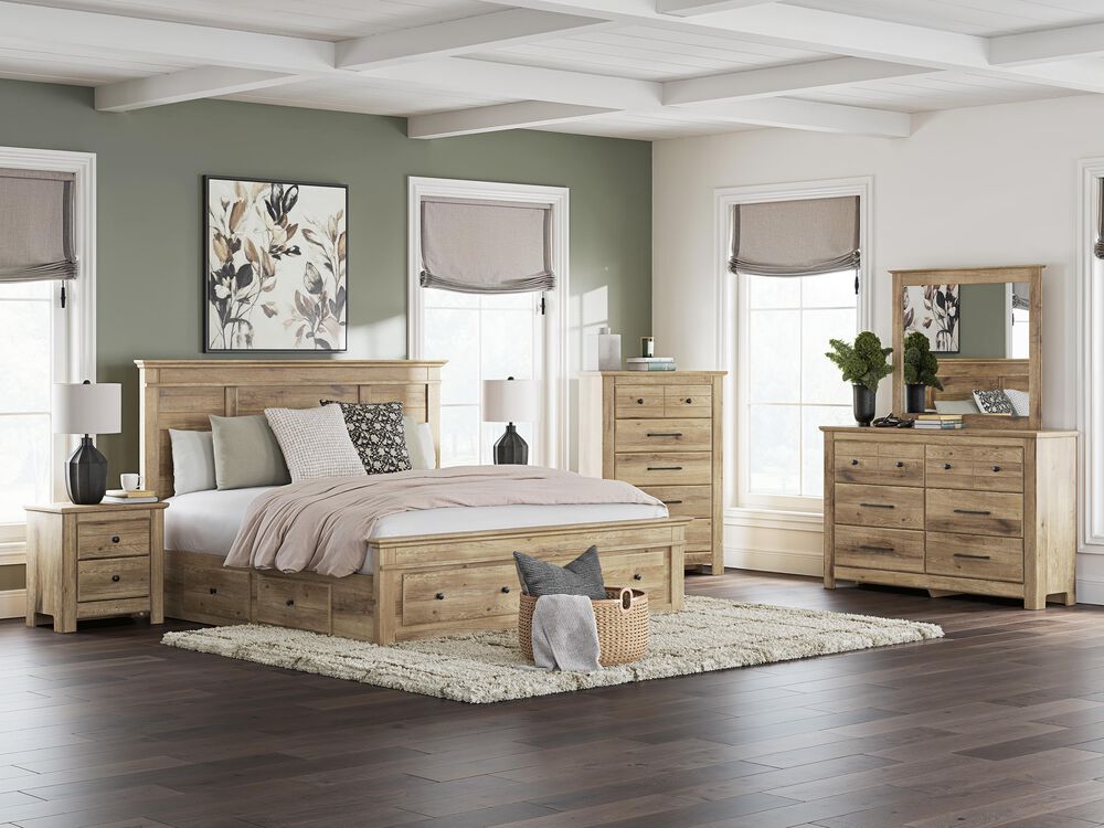 Ashley 4-Piece King Storage Bed Set, , large