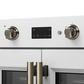 Forno Asti 30" Single Electric Wall Oven with French Door in White, , large