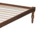 Baxton Studio Iseline Full Platform Bed Frame in Walnut Brown, , large