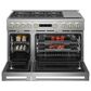 Monogram 48" All Gas Professional Range with 6 Burners and Griddle in Stainless Steel, , large