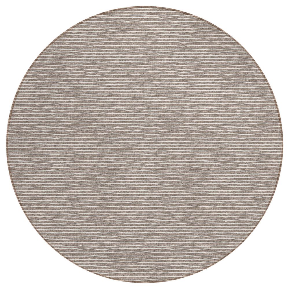Dalyn Rug Company Laidley 10" Round Taupe Indoor/Outdoor Area Rug, , large