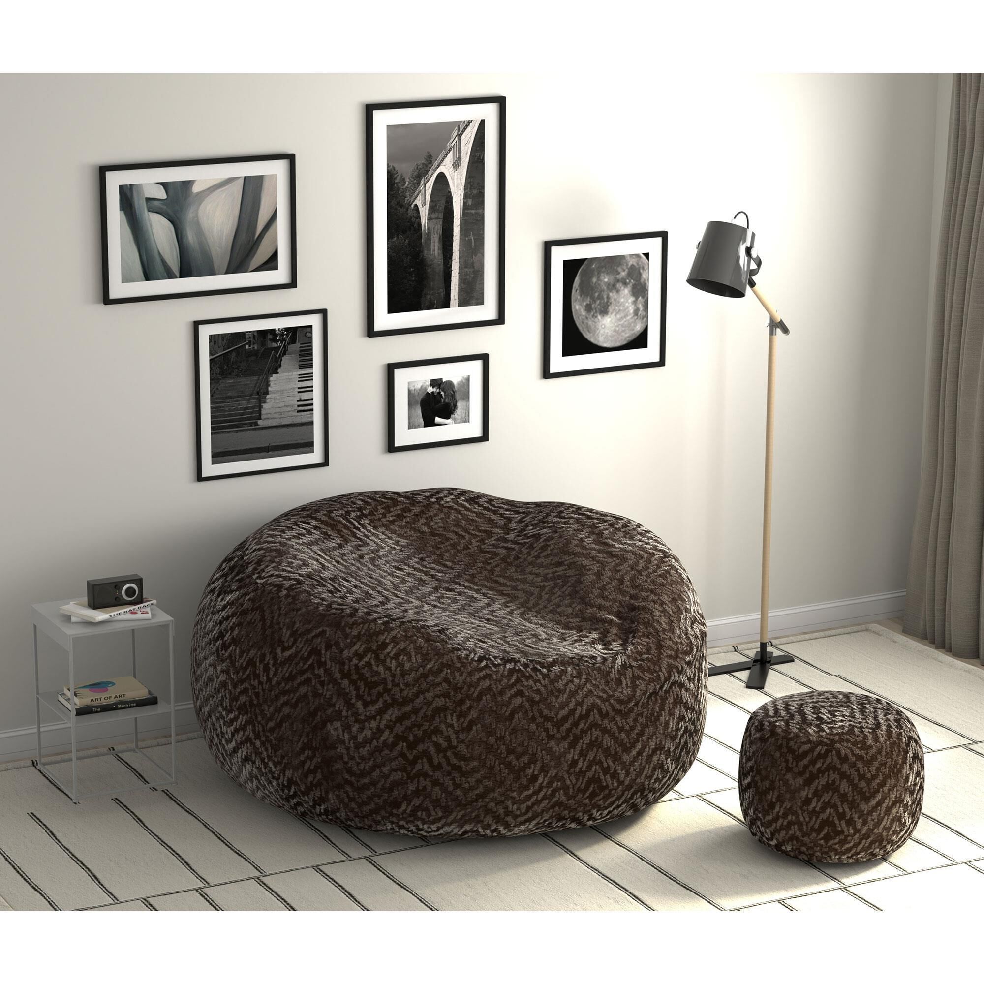 Jackson Furniture Sploosh Lounge Bean Bag in Chocolate