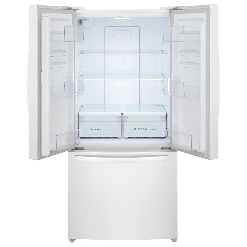 Frigidaire 18 Cu. Ft. Counter-Depth French Door Refrigerator in White, , large