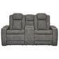 Ashley Next-Gen DuraPella Power Reclining Loveseat with Console in Slate, , large