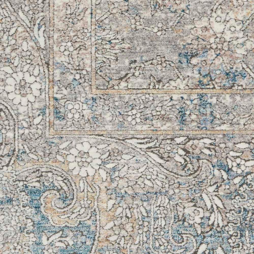 Nourison Starry Nights STN01 5&#39; x 7&#39; Cream and Blue Area Rug, , large