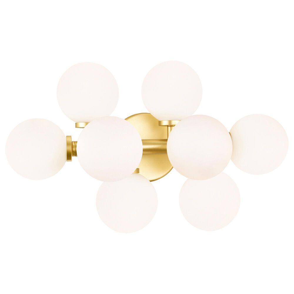 CWI Lighting Arya 8-Light Vanity Light in Satin Gold, , large