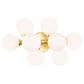 CWI Lighting Arya 8-Light Vanity Light in Satin Gold, , large