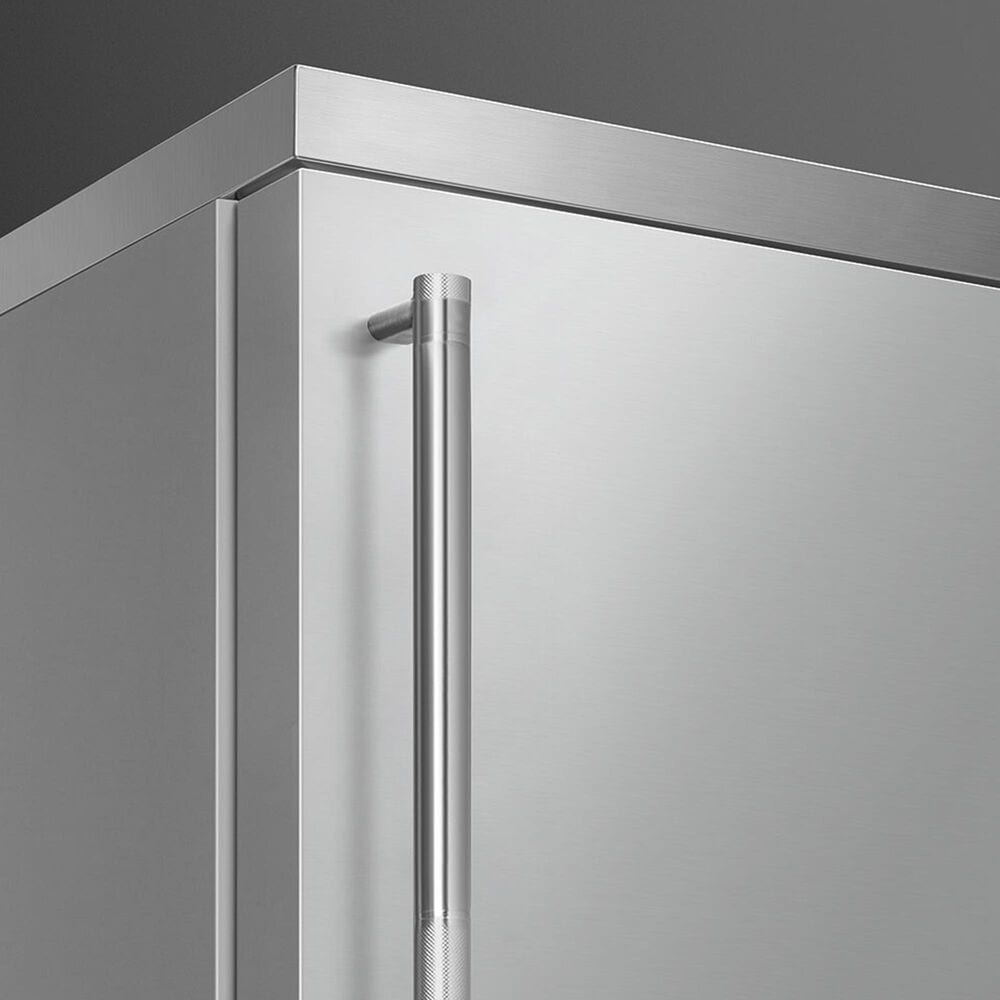 SMEG 16.28 Cu. Ft. Freestanding Bottom Freezer Refrigerator with Right Hinge in Stainless Steel, , large