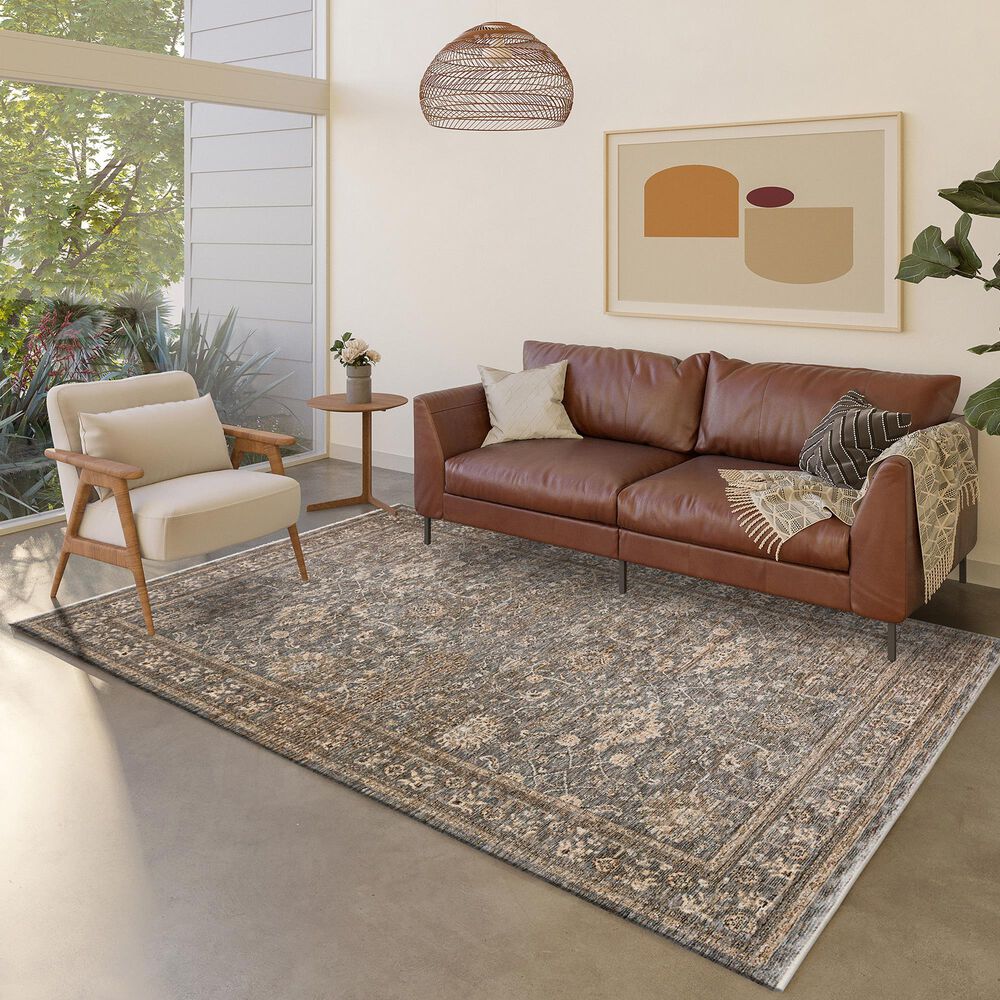 Dalyn Rug Company Yarra YA1 7&#39;10&quot; x 10&#39; Pewter Area Rug, , large