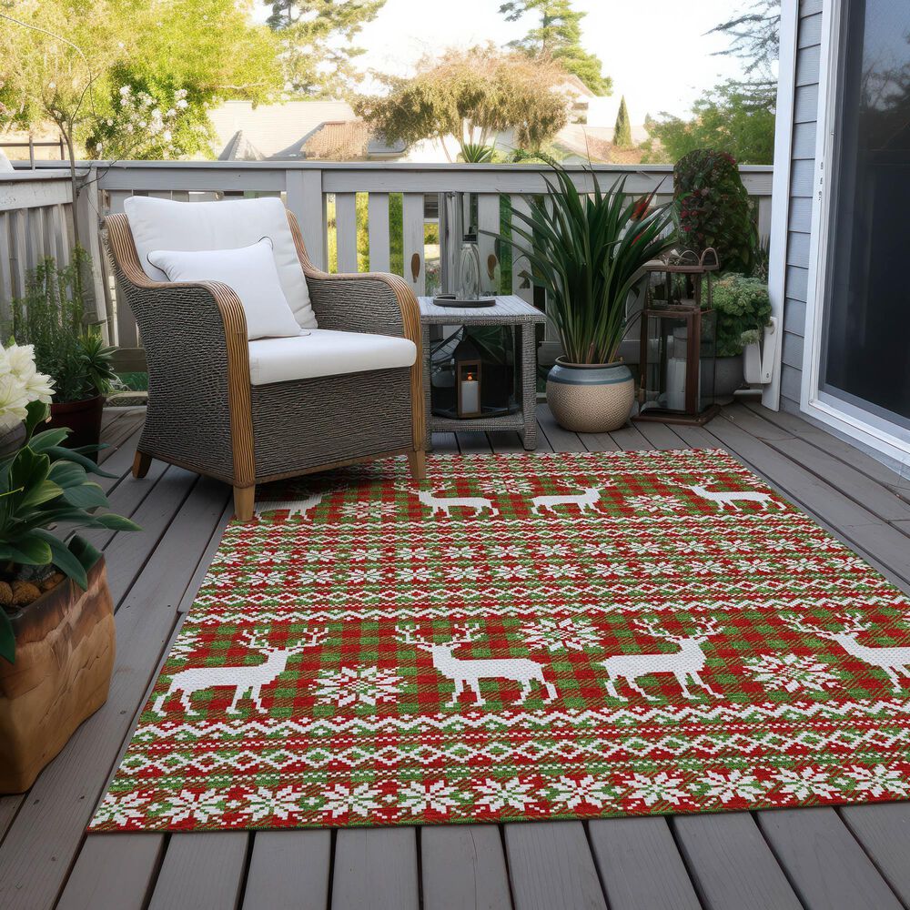 Dalyn Rug Company Wonderland WN28 3&#39; x 5&#39; Fern Indoor/Outdoor Area Rug, , large