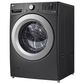 LG 5.0 Cu. Ft. Front Load Washer in Middle Black, , large