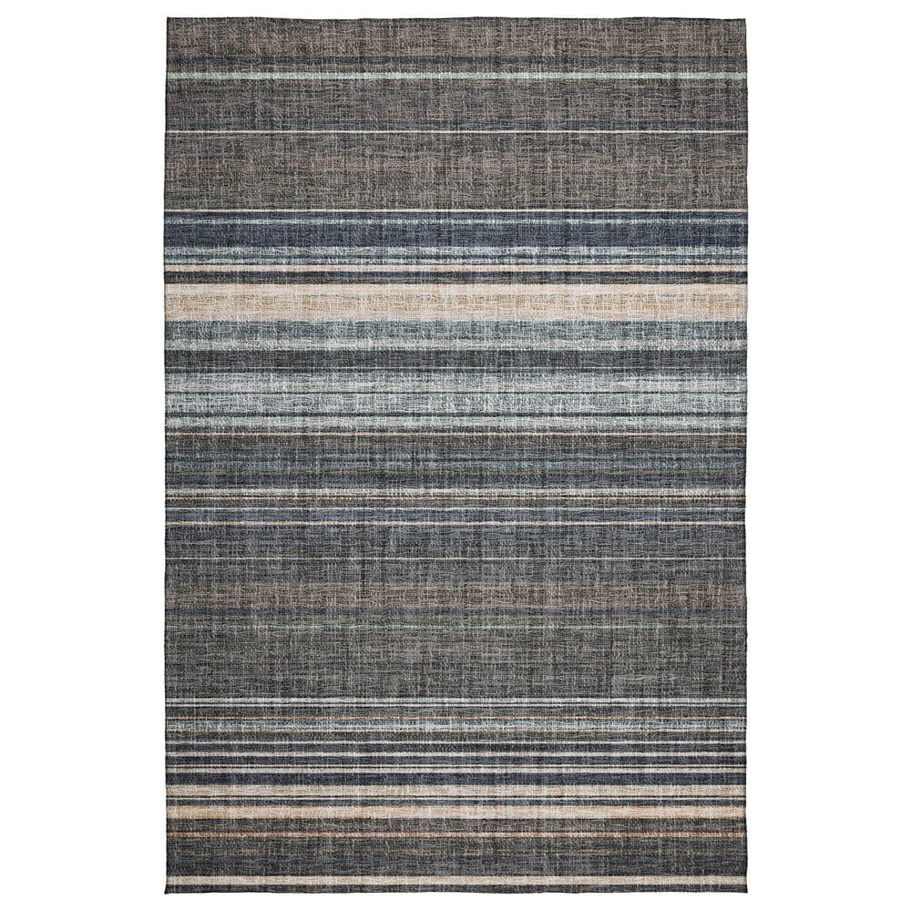 Dalyn Rug Company Portico PO2 Chocolate 8" x 10" Area Rug, , large