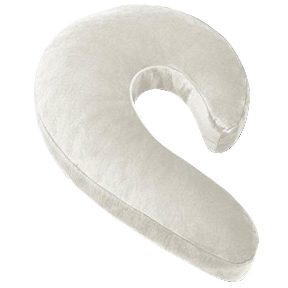 Jaxx Avana Uno Adjustable Memory Foam Snuggle Pillow for Side Sleepers in Cloud, , large