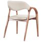 Furniture of America Arcton Arm Chair in Walnut, , large