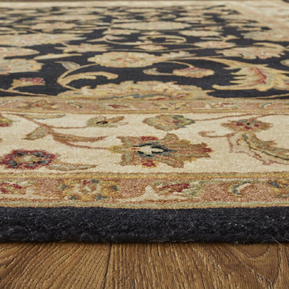 Feizy Rugs Wagner Black and Beige 8&#39; x 10&#39; Area Rug, , large