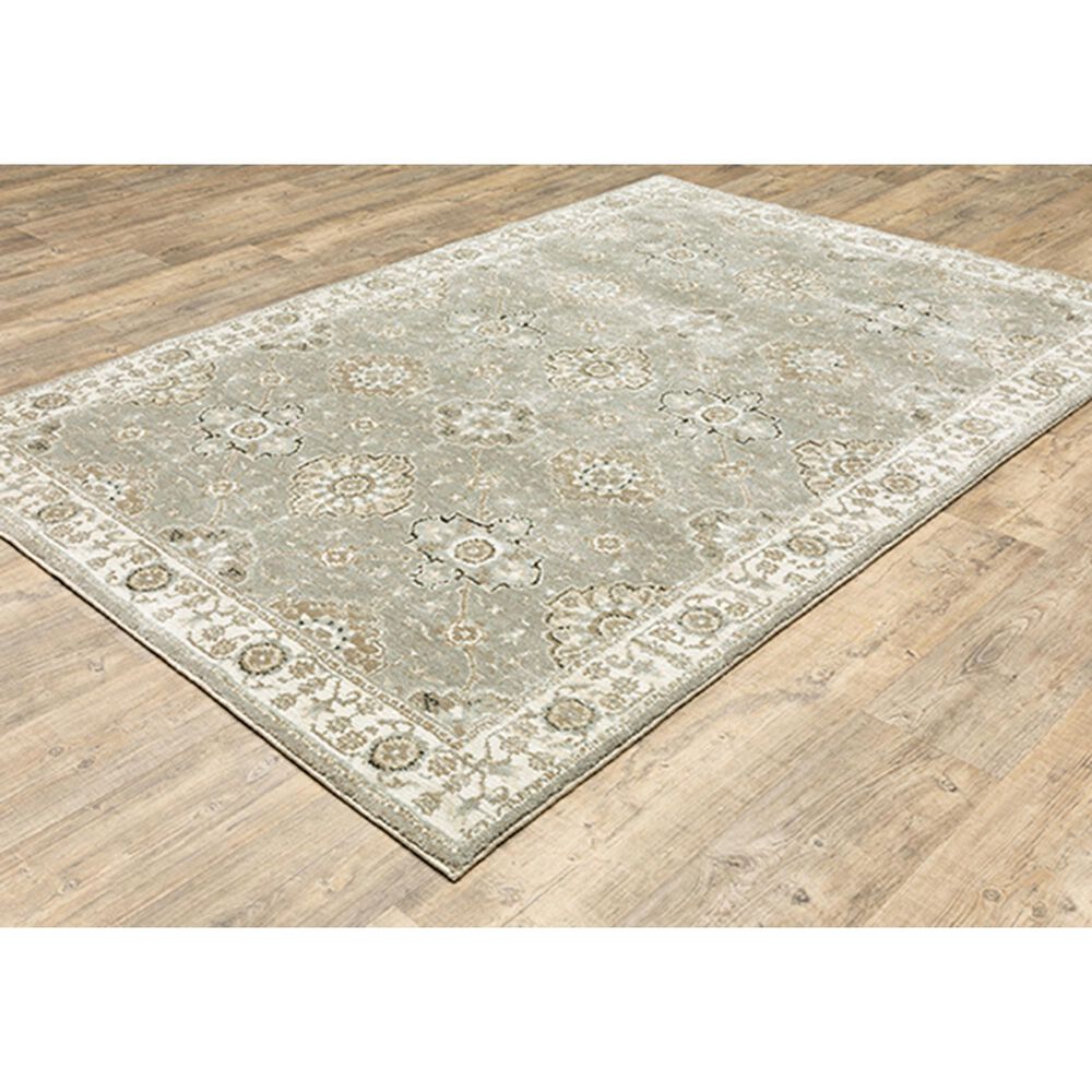 Oriental Weavers Andorra Floral 8929H 8&#39;6&quot; x 11&#39;7&quot; Gray Area Rug, , large