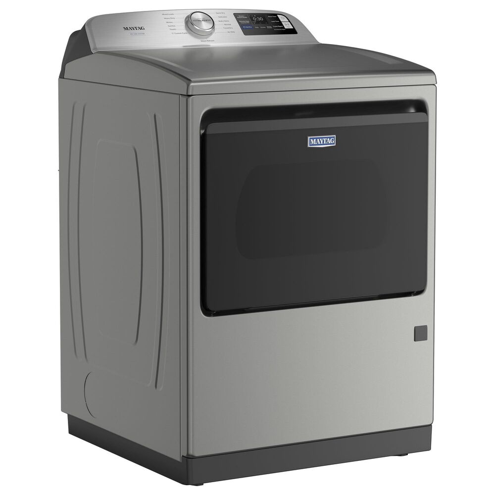 Maytag 7.4 Cu. Ft. Smart Front Load Dryer with Pet Pro Option in Classic Silver, , large