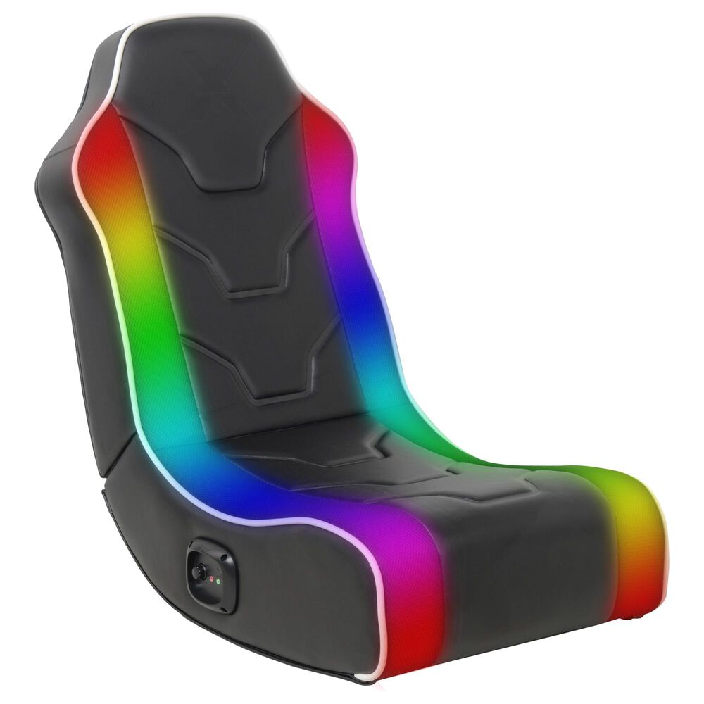X-Rocker Chicane LED 2.0 Wired Floor Rocker/Black, , large
