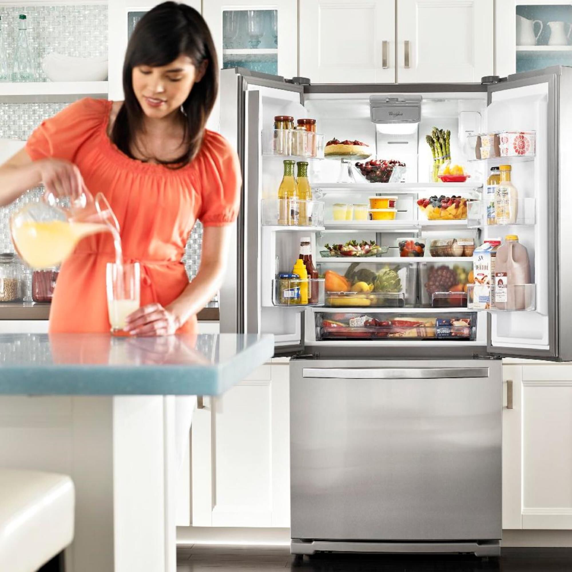 Whirlpool countertop online refrigerator
