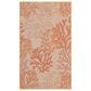 Nourison Garden Oasis Nautical Coral 3" x 5" Indoor/Outdoor Area Rug, , large