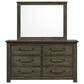 Mayberry Hill Maverick Dresser and Mirror in Grey, , large