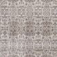 Surya Carlisle Oriental 5"3" Round Dusty Sage, Light Gray, Dusty Pink, Ivory, Pale Blue and Charcoal Area Rug, , large
