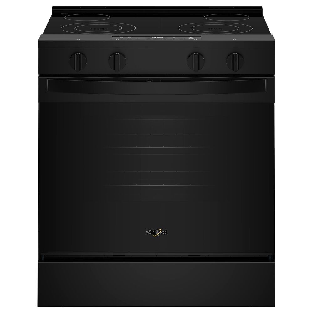 Whirlpool 5.3 Cu. Ft. Slide-in Electric Range in Black, , large