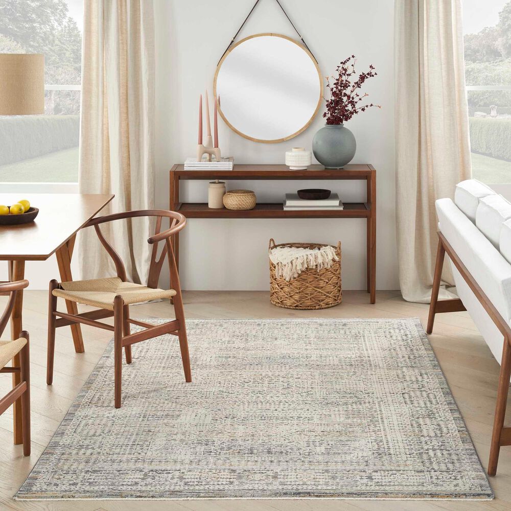 Nourison Lynx 12&#39; x 15&#39;9&quot; Ivory and Slate Area Rug, , large