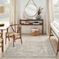 Nourison Lynx 12" x 15"9" Ivory and Slate Area Rug, , large