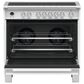 Fisher & Paykel 36" Classic Induction Range with 5 Burners in White, , large