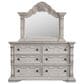 Millenium Bruchandi 3-Piece King Panel Bedroom Set in Antique White, , large