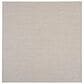 Nourison Courtyard Ivory and Silver 6" Square Indoor/Outdoor Area Rug, , large