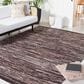 Safavieh Montauk 9" x 12" Brown and Ivory Area Rug, , large