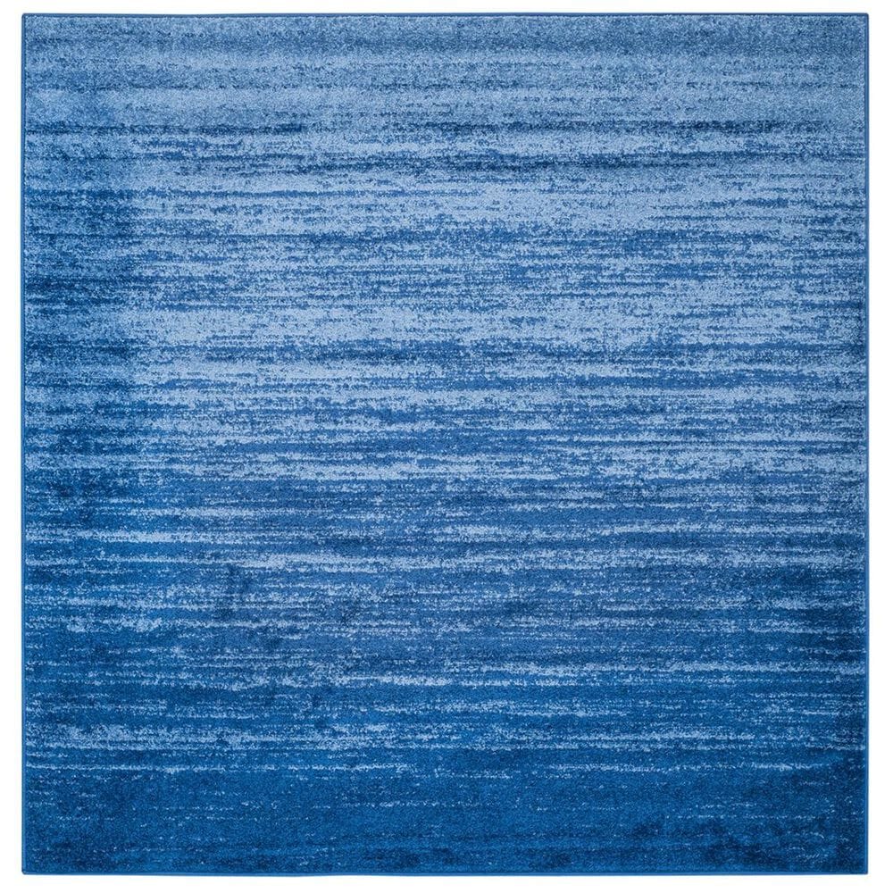 Safavieh Adirondack ADR113F-4SQ 4&#39; x 4&#39;  Light Blue/Dark Blue Square Rug, , large