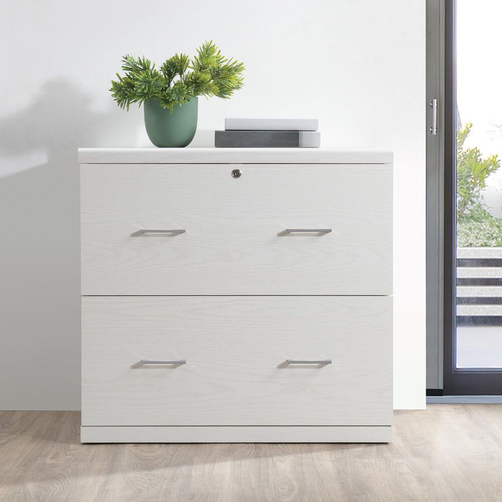 Valor Living Alpine 2-Drawer Lateral File Cabinet in White, , large