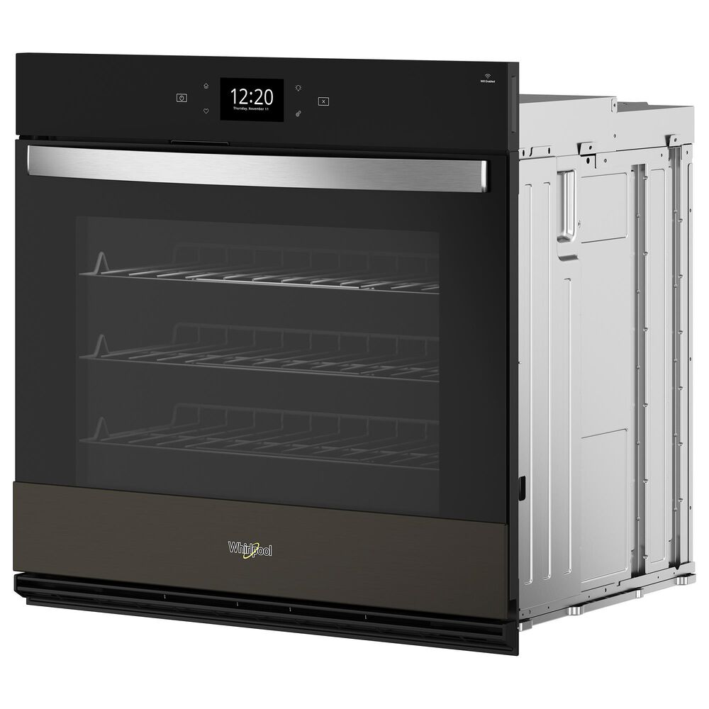 Whirlpool 30&quot; Single Smart Wall Oven with Air Fry in Black Stainless Steel, , large