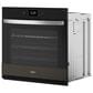 Whirlpool 30" Single Smart Wall Oven with Air Fry in Black Stainless Steel, , large