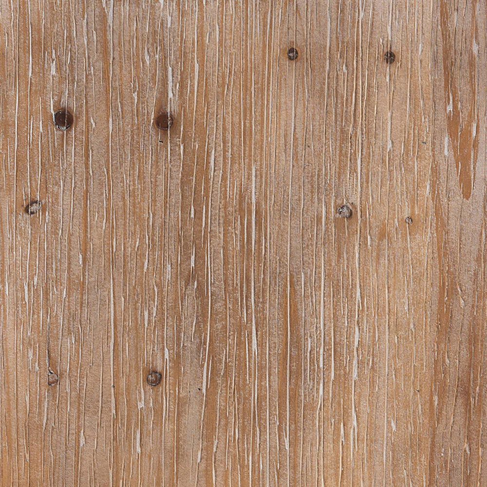 Baxton Studio Calida 2-Drawer End Table in Whitewashed Natural Brown and Black, , large