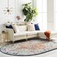 Surya Harput HAP-1000 6"7" x 9" Oval Saffron and Gray Area Rug, , large