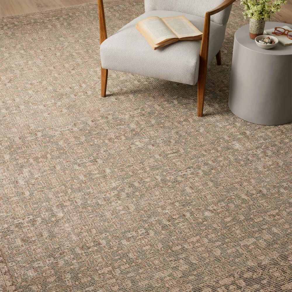 Angela Rose Aubrey 7&#39;6&quot; x 9&#39;6&quot; Sage and Bark Area Rug, , large